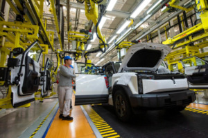 Chery's EV production line in Wuhu